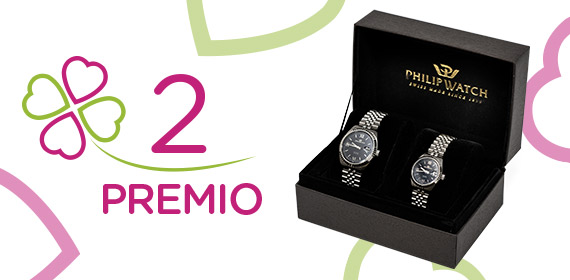 Concorso Entra & Vinci Secondo Premio Coppia di orologi Philip Watch con bracciale in acciaio - Umbria Sposi 2018