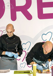 Umbria Sposi 2015 - Show cooking - Stefano e Andrea Rodella per L'Antico Forziere